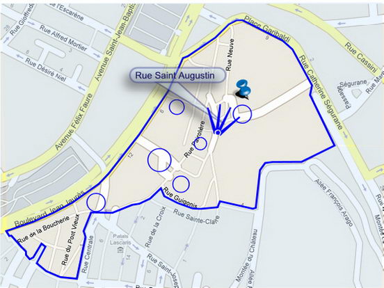 Plan de situation de la photo