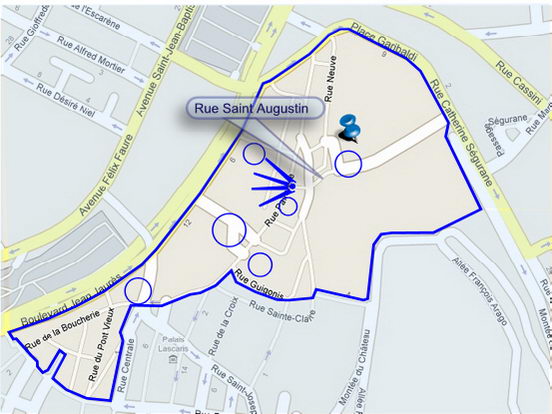 Plan de situation de la photo