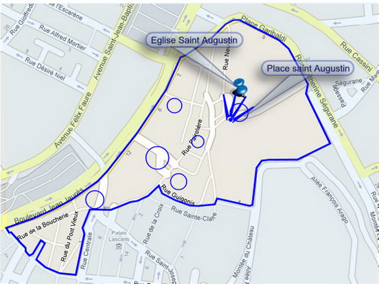 Plan de situation de la photo