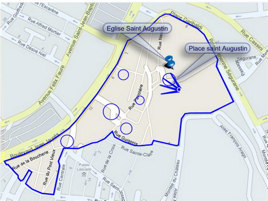 Plan de situation de la photo