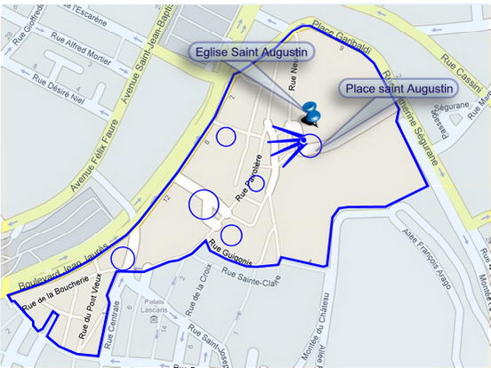 Plan de situation de la photo