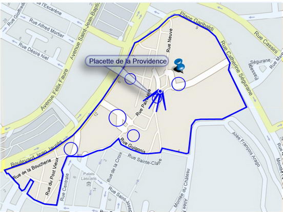 Plan de situation de la photo